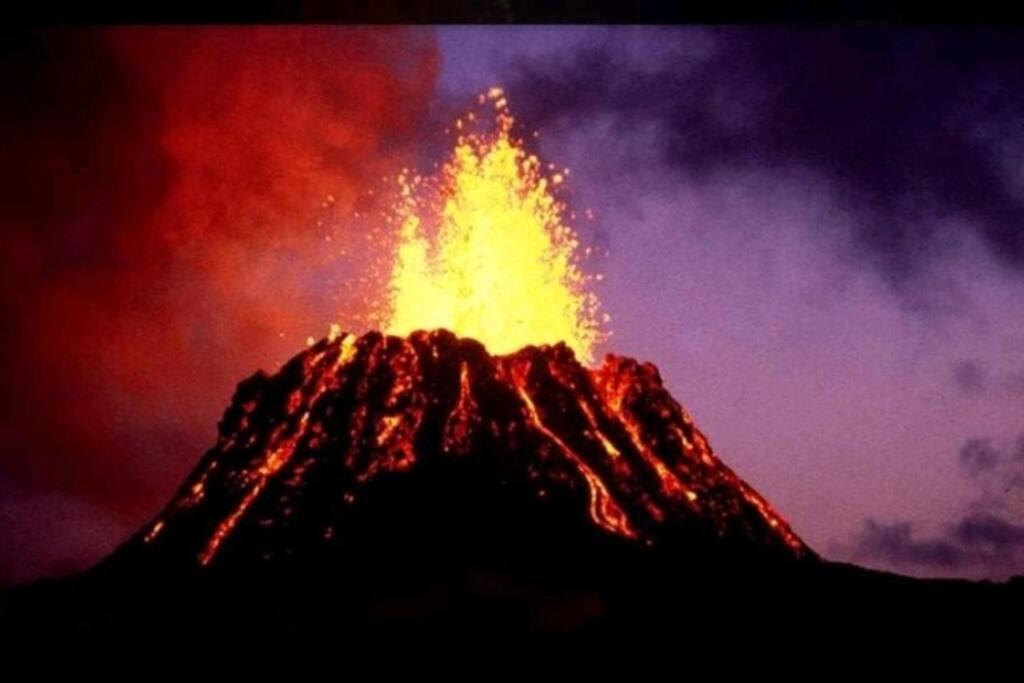 Kilauea Iki- Hale Kumu La'Au Lägenhet Volcano Exteriör bild